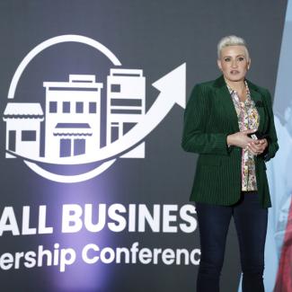 Amanda Brinkman Speaking At The 2021 Small Business Leadership Conference